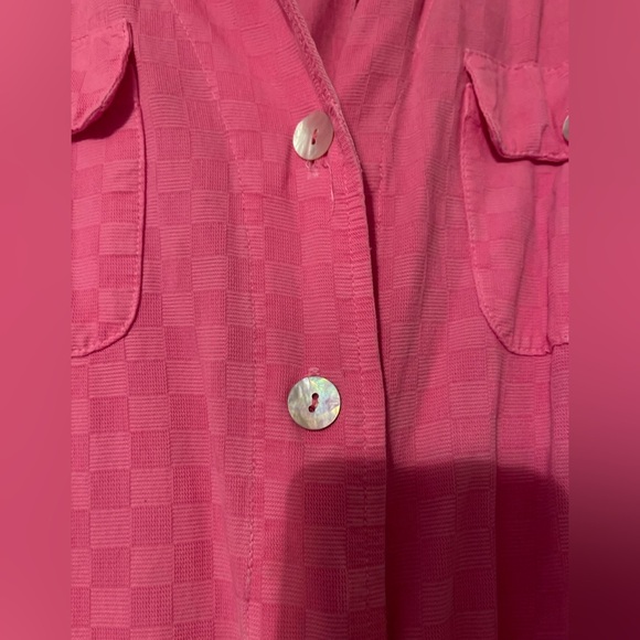 Pink Checkered
Button Down Blouse
Size 1X - Picture 2 of 6